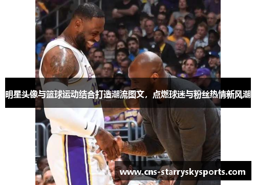 明星头像与篮球运动结合打造潮流图文，点燃球迷与粉丝热情新风潮